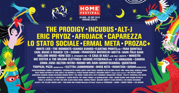 Home Festival, Treviso, al via: ecco tutte le ultime novita'